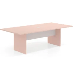 Mesa de Reuniones Rectangular Work Plus diseño bicolor