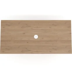 Mesa de Reuniones Rectangular Work Plus diseño monocolor