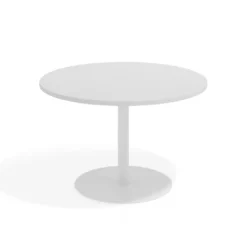 Mesa de Reuniones Redonda Atrium estructura blanca