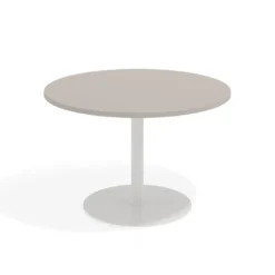 Mesa de Reuniones Redonda Atrium estructura blanca