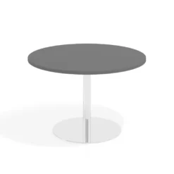 Mesa de Reuniones Redonda Atrium estructura cromada