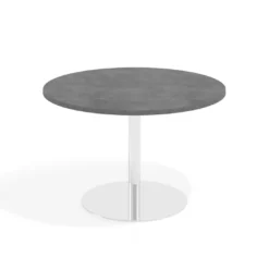 Mesa de Reuniones Redonda Atrium estructura cromada