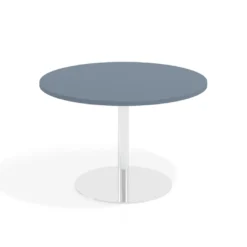 Mesa de Reuniones Redonda Atrium estructura cromada