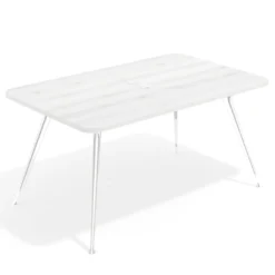 Mesa de reuniones Tekno fondo 120, patas aluminio inyectado, estructura cromada