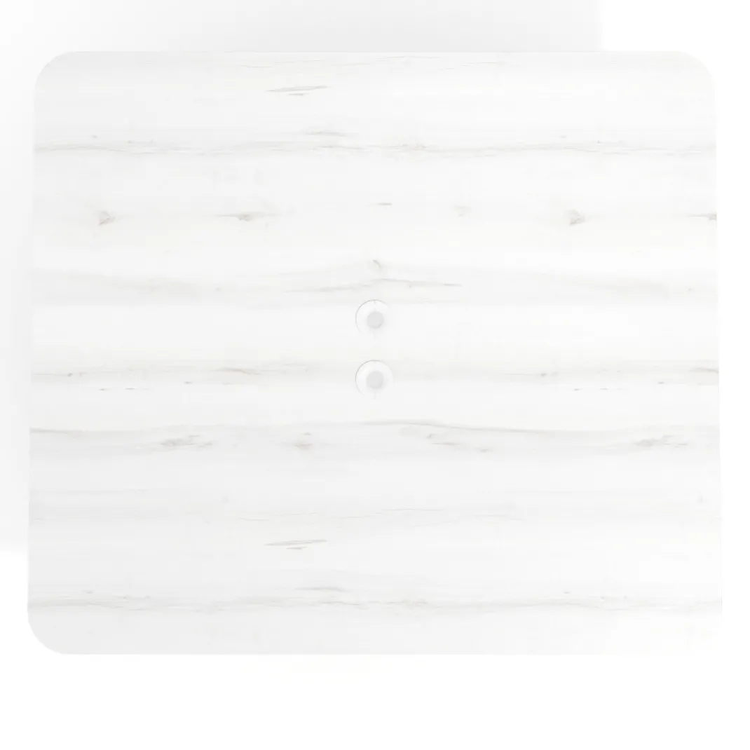 Mesa de reuniones Tekno fondo 140, patas aluminio inyectado, estructura cromada