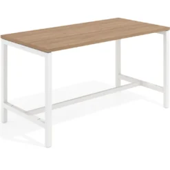Mesa de trabajo expositor Kube estructura blanca