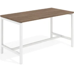 Mesa de trabajo expositor Kube estructura blanca