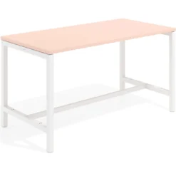 Mesa de trabajo expositor Kube estructura blanca
