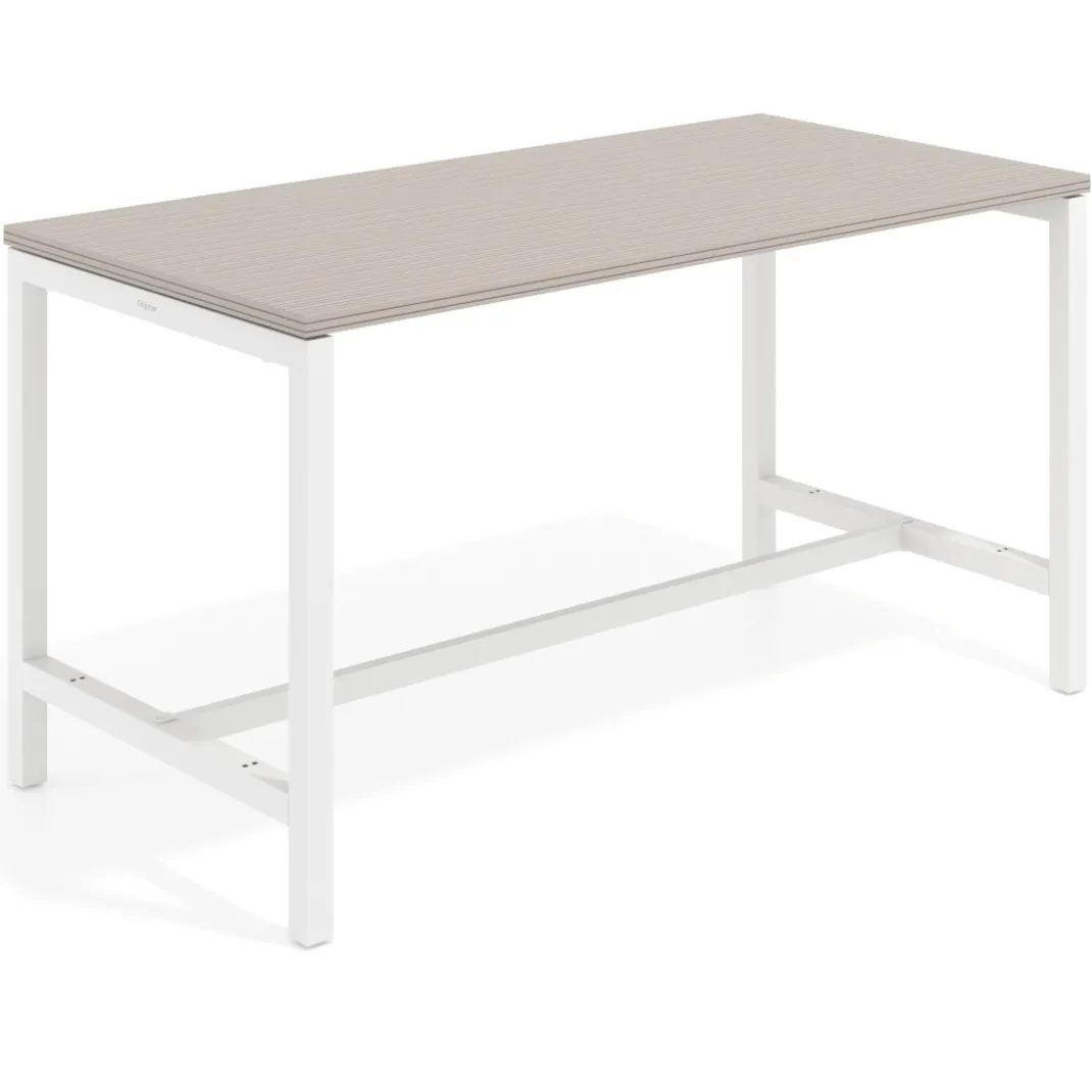Mesa de trabajo expositor Kube estructura blanca