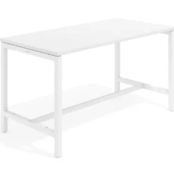 Mesa de trabajo expositor Kube estructura blanca
