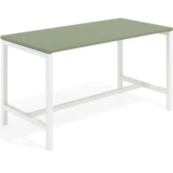 Mesa de trabajo expositor Kube estructura blanca