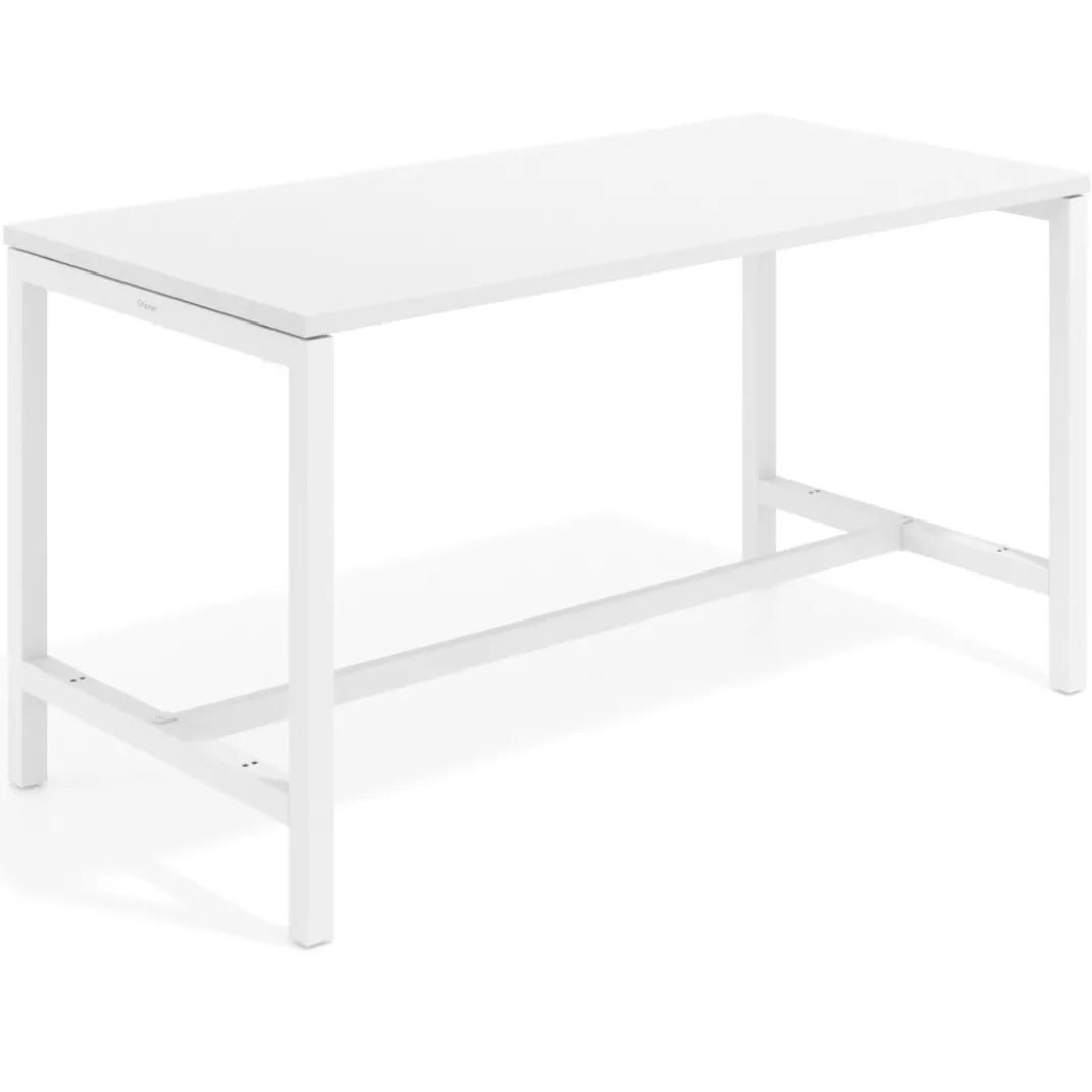 Mesa de trabajo expositor Kube estructura blanca