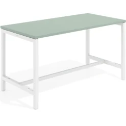 Mesa de trabajo expositor Kube estructura blanca