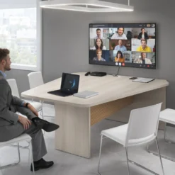 Mesa de Videoconferencias WorkPlus diseño rayado