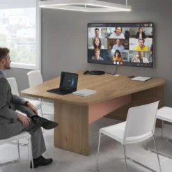 Mesa de Videoconferencias WorkPlus estructura naturale