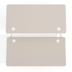 Mesa Multipuesto Elevable eléctrica Erghos Motion Pro estructura blanca 4 cantos curvos