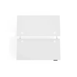 Mesa Multipuesto Elevable eléctrica Erghos Smart Pro estructura blanca canto recto