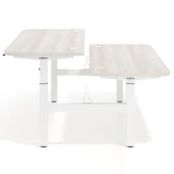 Mesa Multipuesto Elevable eléctrica Erghos Motion estructura aluminio canto recto
