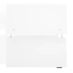 Mesa Multipuesto Elevable eléctrica Erghos Motion Pro estructura blanca canto recto