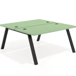 Mesa multipuesto UvePro Bench fondo 166 cm, estructura negra