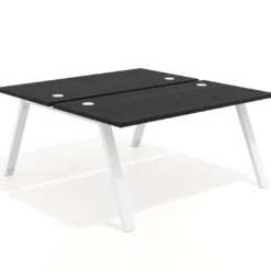 Mesa multipuesto UvePro Bench fondo 166 cm, estructura blanca