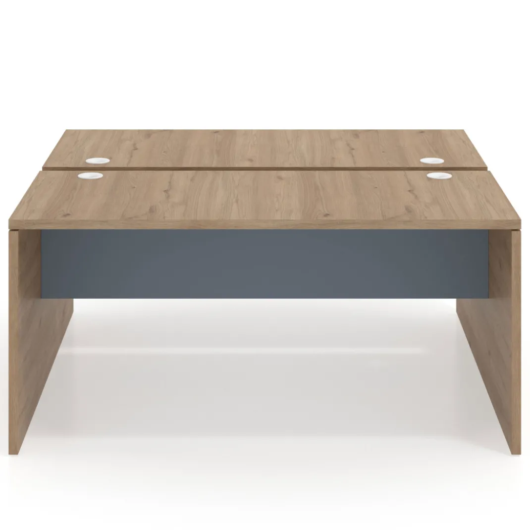 Mesa Multipuesto Work Bench fondo 142 estructura naturale