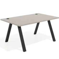 Mesa oficina de diseño UvePro fondo 100cm, estructura negra