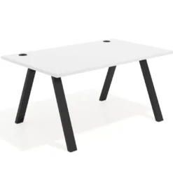 Mesa oficina de diseño UvePro fondo 100cm, estructura negra