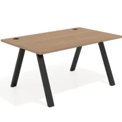 Mesa oficina de diseño UvePro fondo 100cm, estructura negra