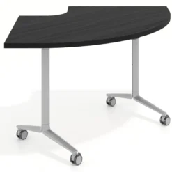 Mesa plegable pivot corner, estructura aluminio, canto 30cm