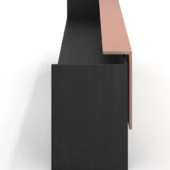Mostrador doble con doble encimera larga, estructura Mistral