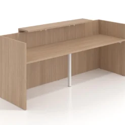 Mostrador doble con encimera larga, estructura bocamina