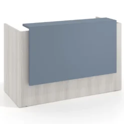 Mostrador individual encimera larga estructura california