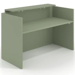 Mostrador individual encimera larga estructura Rayado
