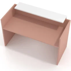 Mostrador individual encimera corta estructura bocamina