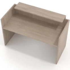Mostrador individual encimera corta estructura bocamina