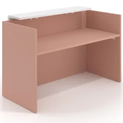 Mostrador individual encimera corta estructura Rayado