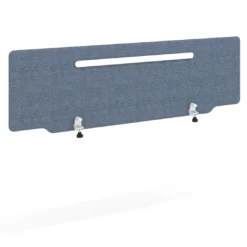 Pantalla acústica Hover forma con guía de aluminio, tapizado PET