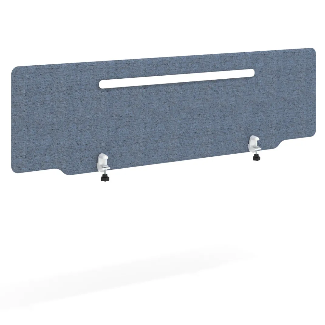 Pantalla acústica Hover forma con guía de aluminio, tapizado PET