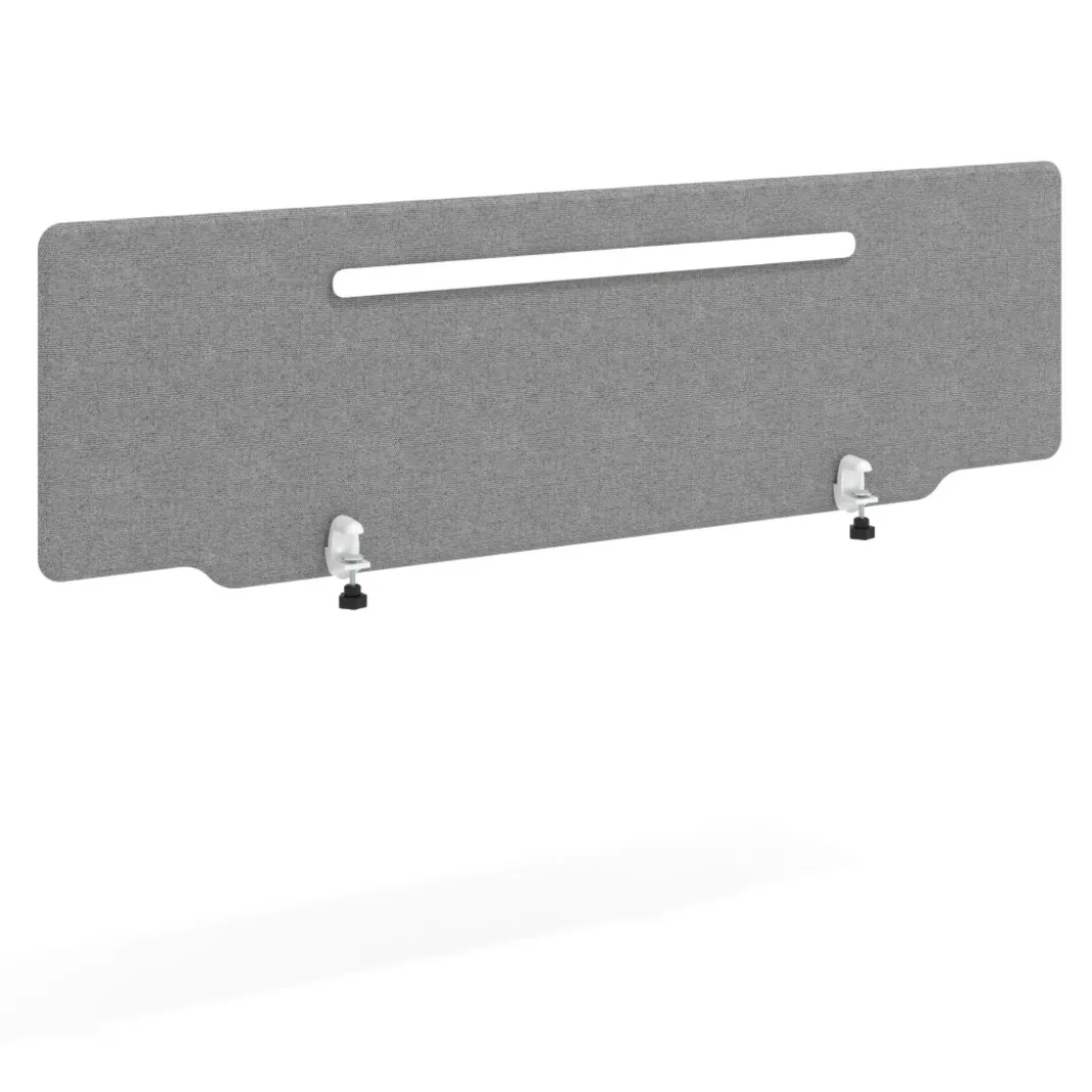 Pantalla acústica Hover forma con guía de aluminio, tapizado PET