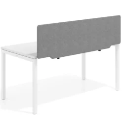 Pantalla acústica Hover forma con guía de aluminio, tapizado PET