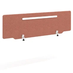 Pantalla acústica Hover forma con guía de aluminio, tapizado PET