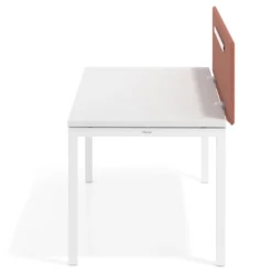 Pantalla acústica Hover forma con guía de aluminio, tapizado PET