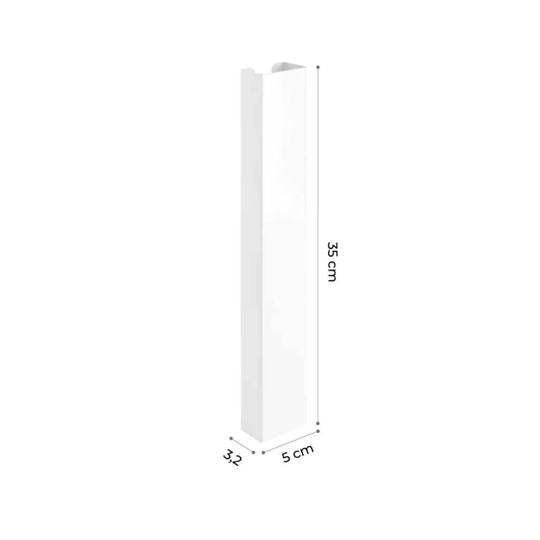 Pasacables vertical imantado