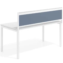 Separador de aluminio Wall para mesa multipuesto en melamina