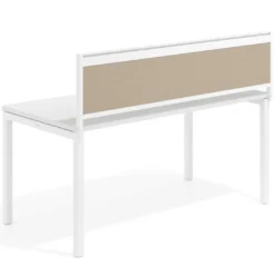 Separador de aluminio Wall para mesa multipuesto en melamina