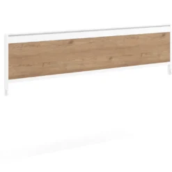 Separador de aluminio Wall para mesa multipuesto en melamina