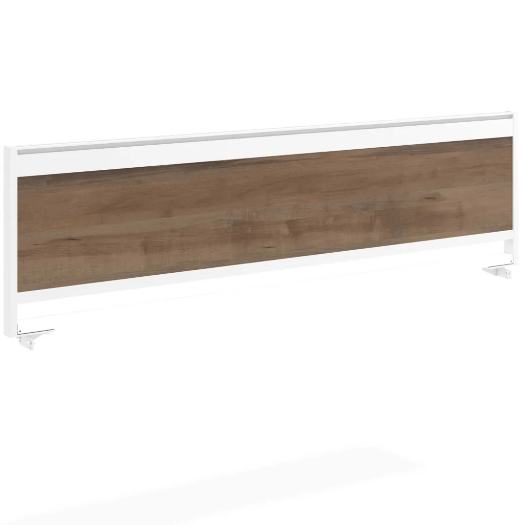 Separador de aluminio Wall para mesa multipuesto en melamina