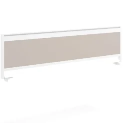 Separador de aluminio Wall para mesa multipuesto en melamina