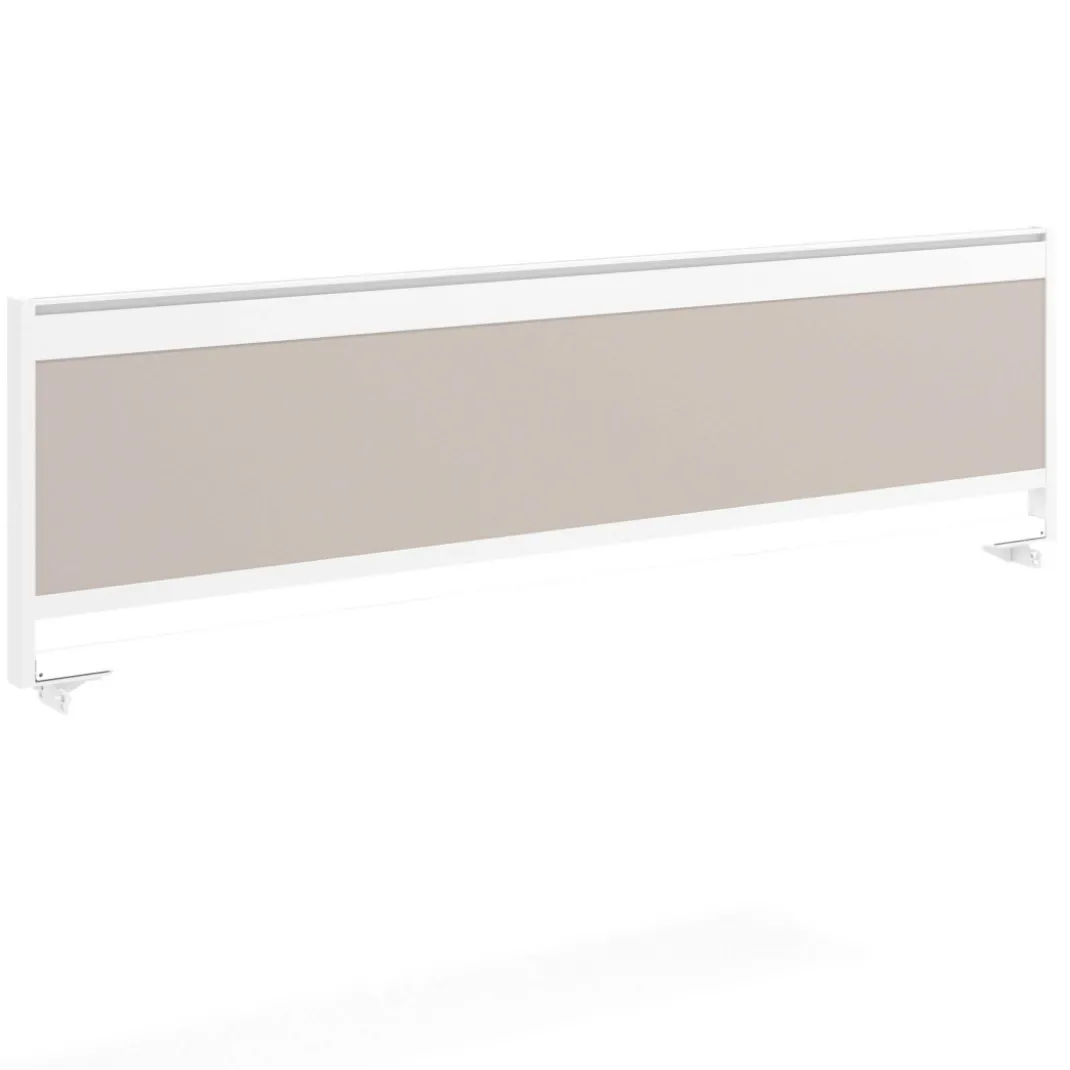 Separador de aluminio Wall para mesa multipuesto en melamina